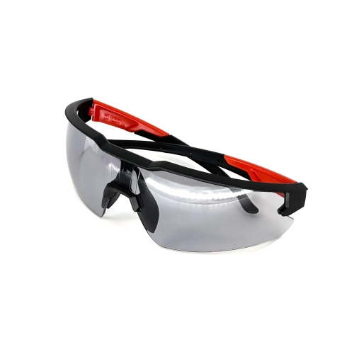 Okulary ochronne szare Milwaukee odporne na zarysowania enhanced safety glasses – widok 2