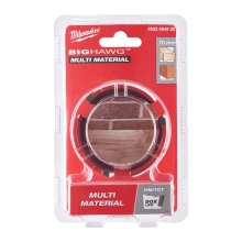 Otwornica z węglikiem wolframu Milwaukee BIG HAWG MULTI MATERIAL 70 mm – widok 2