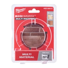 Otwornica z węglikiem wolframu Milwaukee BIG HAWG MULTI MATERIAL 76 mm – widok 2