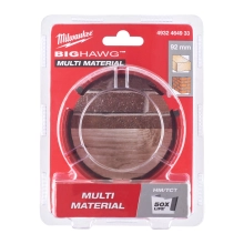 Otwornica z węglikiem wolframu Milwaukee BIG HAWG MULTI MATERIAL 92 mm – widok 2