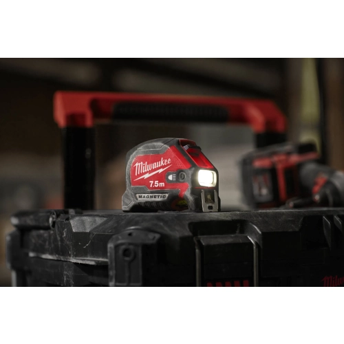 Taśma (miara) miernicza LED magnetyczna Milwaukee 7,5 m – widok 5