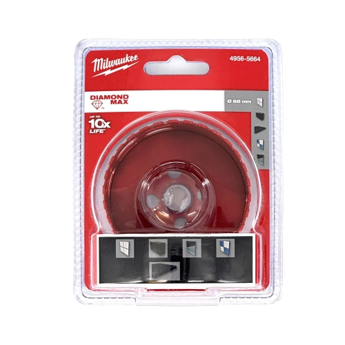 Wiertło 5/8″X18 do płytek Milwaukee DIAMOND MAX 68 mm