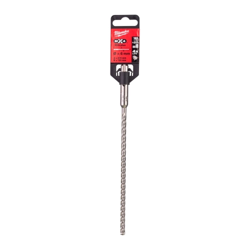Wiertło do betonu Milwaukee SDS-PLUS MX4, 4-ostrzowe fi 6x150x215 mm