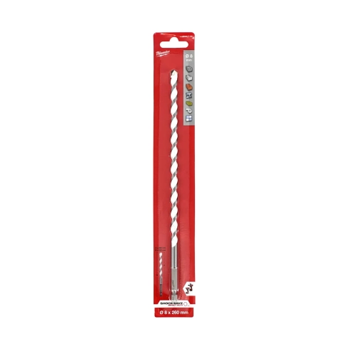 Wiertło uniwersalne Milwaukee HEX fi 8X260 mm