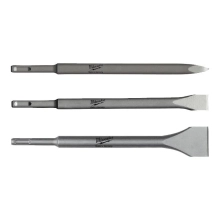 Zestaw dłut SDS-PLUS 250 mm Milwaukee (3szt) – widok 2 Zestaw dłut SDS-PLUS 250 mm Milwaukee (3szt) – widok 2