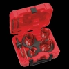 Zestaw otwornic z węglikiem wolframu Milwaukee BIG HAWG MULTI MATERIAL 10EL – widok 2