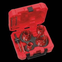 Zestaw otwornic z węglikiem wolframu Milwaukee BIG HAWG MULTI MATERIAL 10EL – widok 2