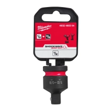 Adapter do nasadek udarowych Milwaukee 1/2″ kwadrat na 3/8″ kwadrat – widok 2 Adapter do nasadek udarowych Milwaukee 1/2″ kwadrat na 3/8″ kwadrat – widok 2