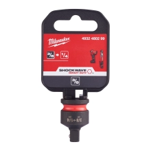 Adapter nasadek udarowych 3/8″ kwadrat na 1/4″ kwadrat Milwaukee – widok 2 Adapter nasadek udarowych 3/8″ kwadrat na 1/4″ kwadrat Milwaukee – widok 2