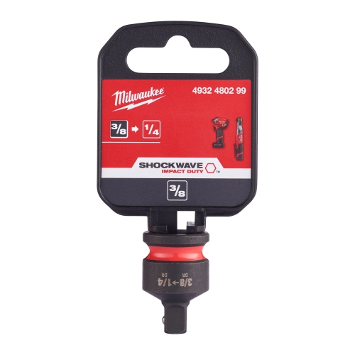 Adapter nasadek udarowych 3/8″ kwadrat na 1/4″ kwadrat Milwaukee – widok 2