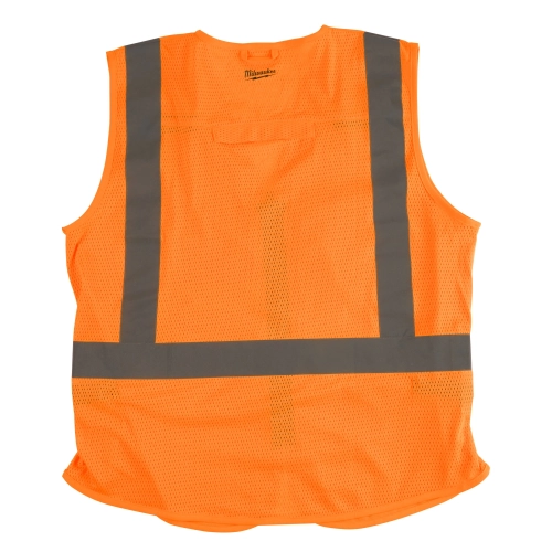 Kamizelka odblaskowa pomarańczowa Milwaukee L/XL – widok 3