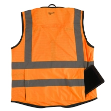 Kamizelka odblaskowa pomarańczowa Milwaukee PREMIUM L/XL – widok 2