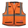 Kamizelka odblaskowa pomarańczowa Milwaukee PREMIUM S/M
