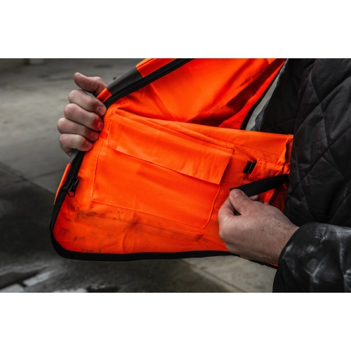 Kamizelka odblaskowa pomarańczowa Milwaukee PREMIUM S/M – widok 5
