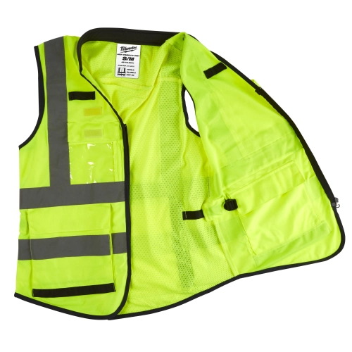 Kamizelka odblaskowa żółta Milwaukee PREMIUM L/XL – widok 2