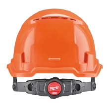 Kask hełm ochronny Milwaukee BOLT100 wentylowany pomarańczowy – widok 2