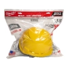 Kask hełm ochronny Milwaukee BOLT100 wentylowany żółty
