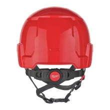Kask hełm ochronny Milwaukee BOLT200 niewentylowany czerwony – widok 2