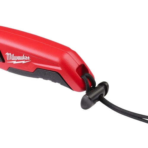 Nożyk wysuwany z gumową wstawką i ostrzem trapezowym HEAVY DUTY Milwaukee – widok 3