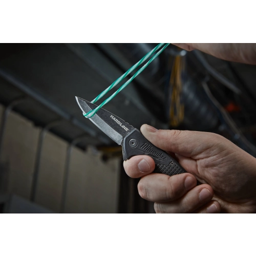 Nóż składany HARDLINE gładki 64 mm Milwaukee – widok 4