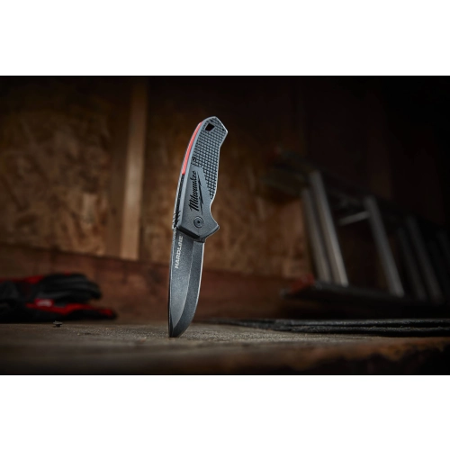 Nóż składany HARDLINE gładki 75 mm Milwaukee – widok 5