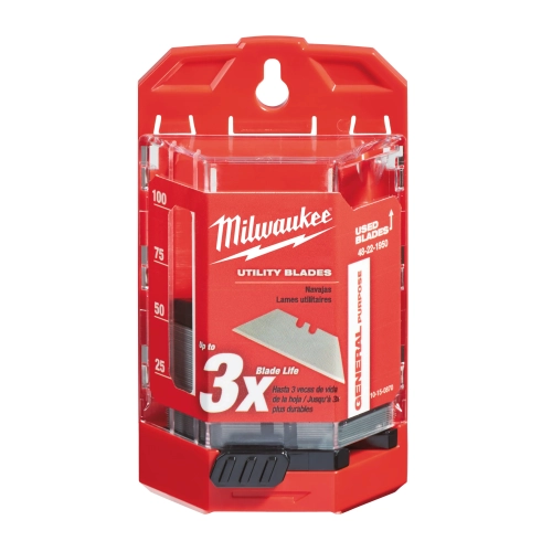 Trapezowe ostrza wymienne do nożyków ręcznych Milwaukee 62 mm 50 szt – widok 2