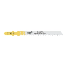 Brzeszczoty szybkotnące do wyrzynarki do drewna bi METAL 75 mm 4 TPI Milwaukee (5szt) – widok 2
