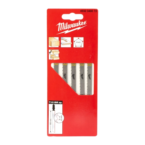 Brzeszczot do wyrzynarki do blatów kuchennych Milwaukee 105 mm 2.5 TPI (5szt)