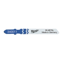 Brzeszczot do wyrzynarki do metalu tradycyjny Milwaukee bi-metal 55 mm 1.2 TPI (5szt) – widok 2