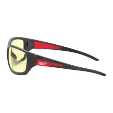 Okulary ochronne PREMIUM Milwaukee żółte – widok 2