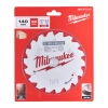 Tarcza pilarska do drewna Milwaukee 140x20 mm 18 zębów – widok 2