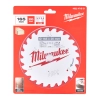 Tarcza pilarska do drewna Milwaukee 165x20 mm 24 zęby – widok 2