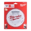 Tarcza pilarska do drewna Milwaukee 165mm x5/8″ 40 zębów – widok 2