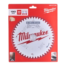 Tarcza pilarska do drewna Milwaukee 190x30 mm 48 zębów – widok 2 Tarcza pilarska do drewna Milwaukee 190x30 mm 48 zębów – widok 2