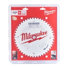 Tarcza pilarska do drewna Milwaukee 235x30 mm 48 zębów – widok 2 Tarcza pilarska do drewna Milwaukee 235x30 mm 48 zębów – widok 2