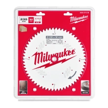 Tarcza pilarska do drewna Milwaukee 235x30 mm 60 zębów – widok 2 Tarcza pilarska do drewna Milwaukee 235x30 mm 60 zębów – widok 2