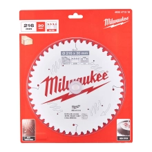 Tarcza pilarska do pił ukosowych drewno 216x30 mm 48 zębów Milwaukee – widok 2