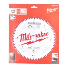 Tarcza pilarska do pił ukosowych aluminium 216x30 mm 80 zębów Milwaukee – widok 2