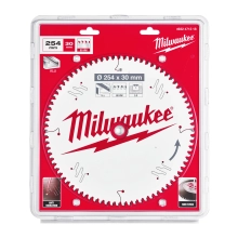 Tarcza pilarska do pił ukosowych aluminium 254x30 mm 80 zębów Milwaukee – widok 2