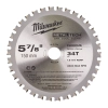 Tarcza pilarska tnąca do metalu Milwaukee 150x20 mm 34 zęby