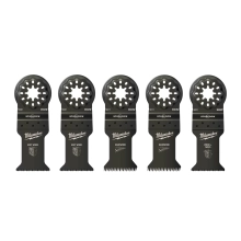 Zestaw brzeszczotów do drewna do multitoola Milwaukee STARLOCK (5szt) – widok 2