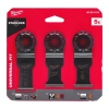 Zestaw brzeszczotów METAL drewno do multitoola Milwaukee STARLOCK (5szt)