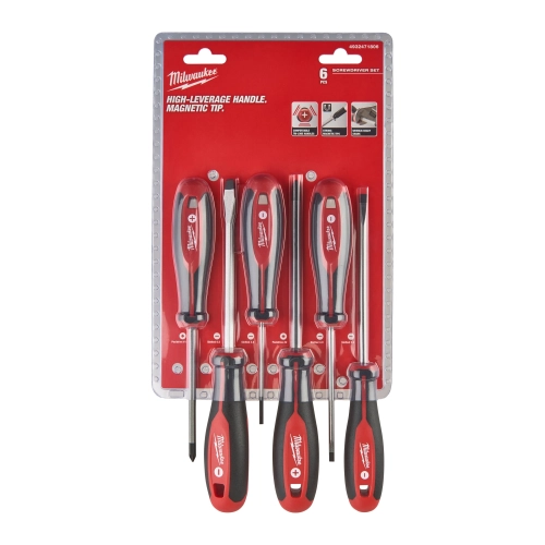 Zestaw wkrętaków - śrubokrętów Milwaukee PZ/SL - 6 szt. – widok 2