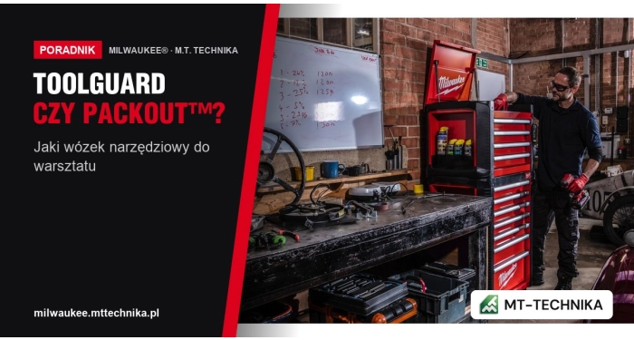 Jaki wózek narzędziowy? Warsztatowy TOOLGUARD czy PACKOUT