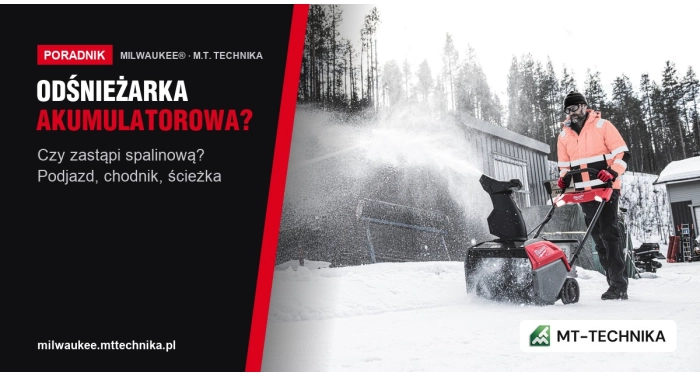 Odśnieżarka akumulatorowa czy spalinowa? Jaka odśnieżarka do podjazdu i chodnika
