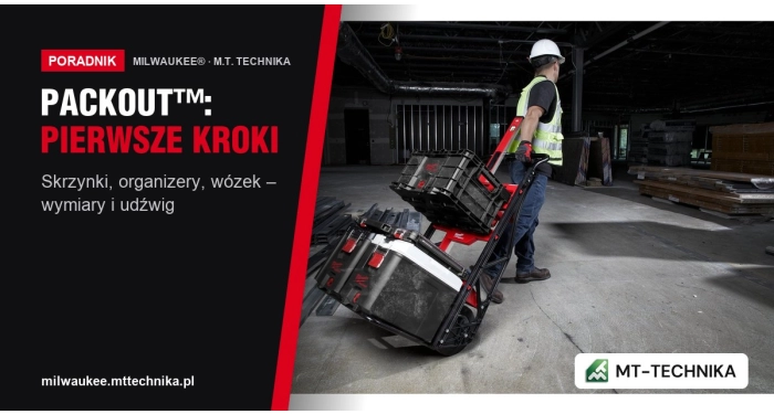 System PACKOUT™ – od czego zacząć? Skrzynki, organizery, wózek