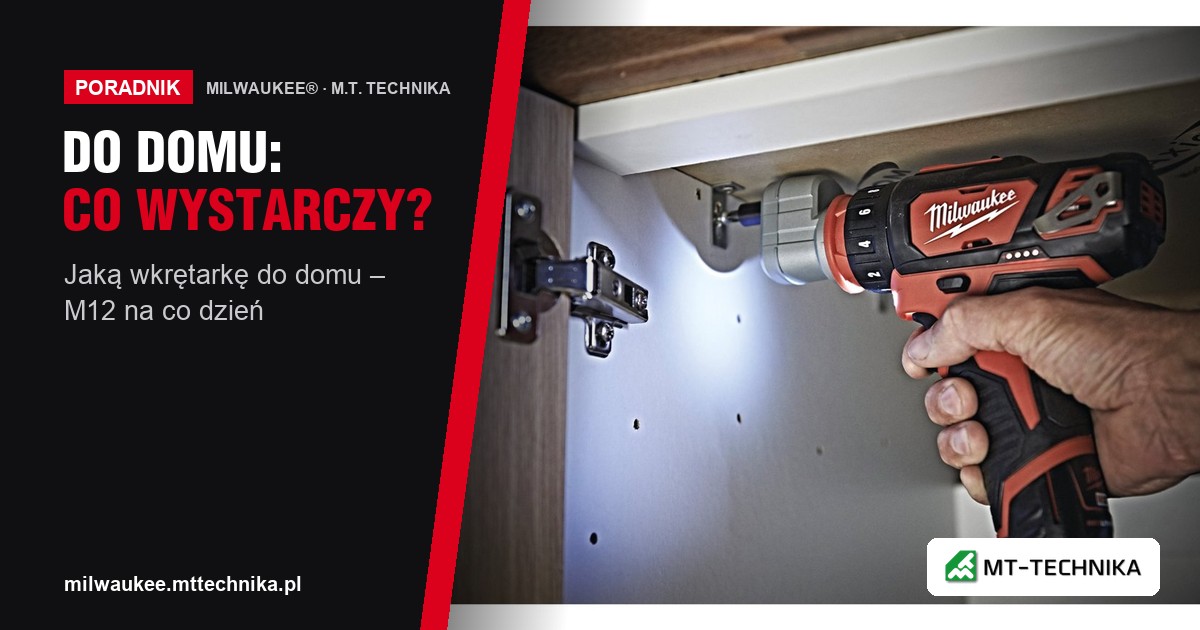 Kompaktowa wkrętarka M12 FUEL w dłoni