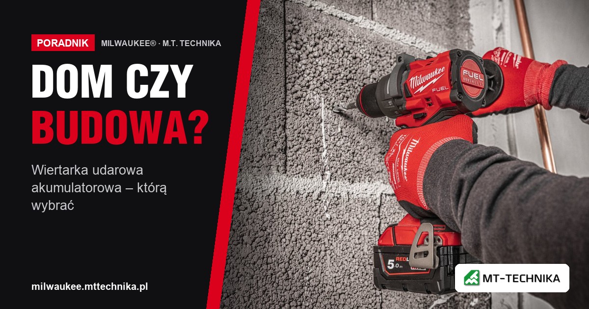 Wiertarko-wkrętarka udarowa M18 FUEL FPD3 w dłoni