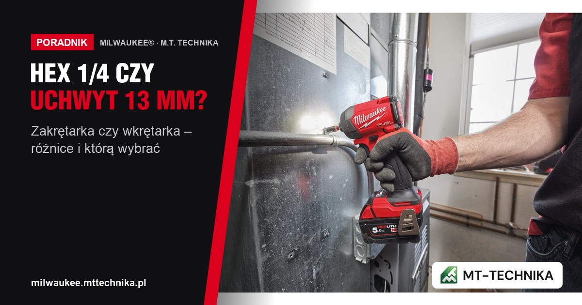 Zakrętarka udarowa M18 FUEL FID3 wkręca wkręt w płytę