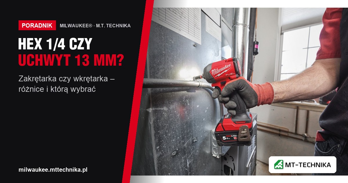 Zakrętarka udarowa M18 FUEL FID3 wkręca wkręt w płytę